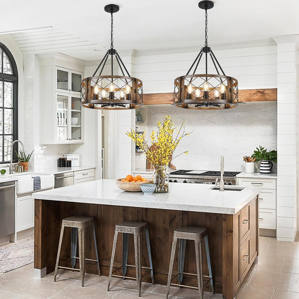 Farmhouse Round Chandelier