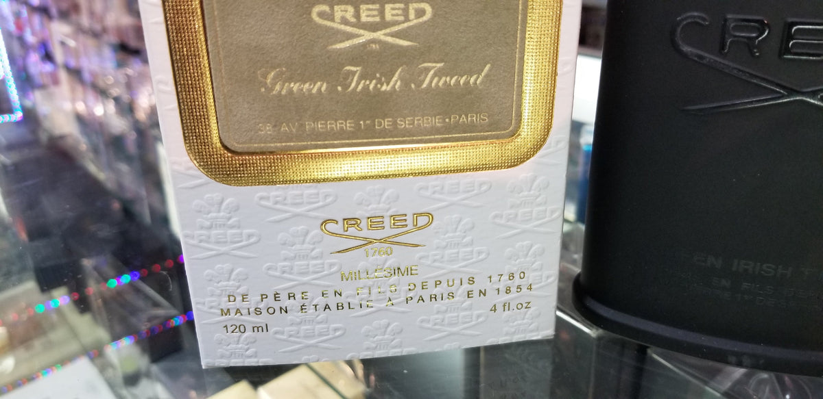 Creed Green Irish Tweed 4oz 120ml EDP Eau de Parfum Spray Unisex RARE IN BOX