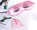 Artificial Silk Sequins Long Eyelashes Sleep Eye Mask