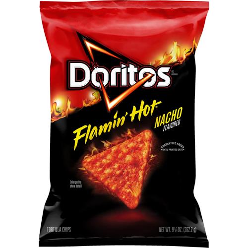 Doritos Tortilla Chips Flamin Hot Nacho, 9.25 Oz