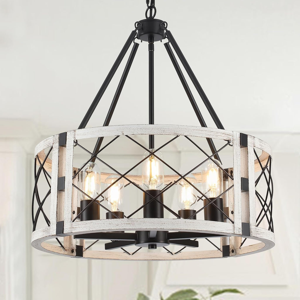 Farmhouse Round Chandelier