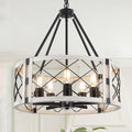 Farmhouse Round Chandelier
