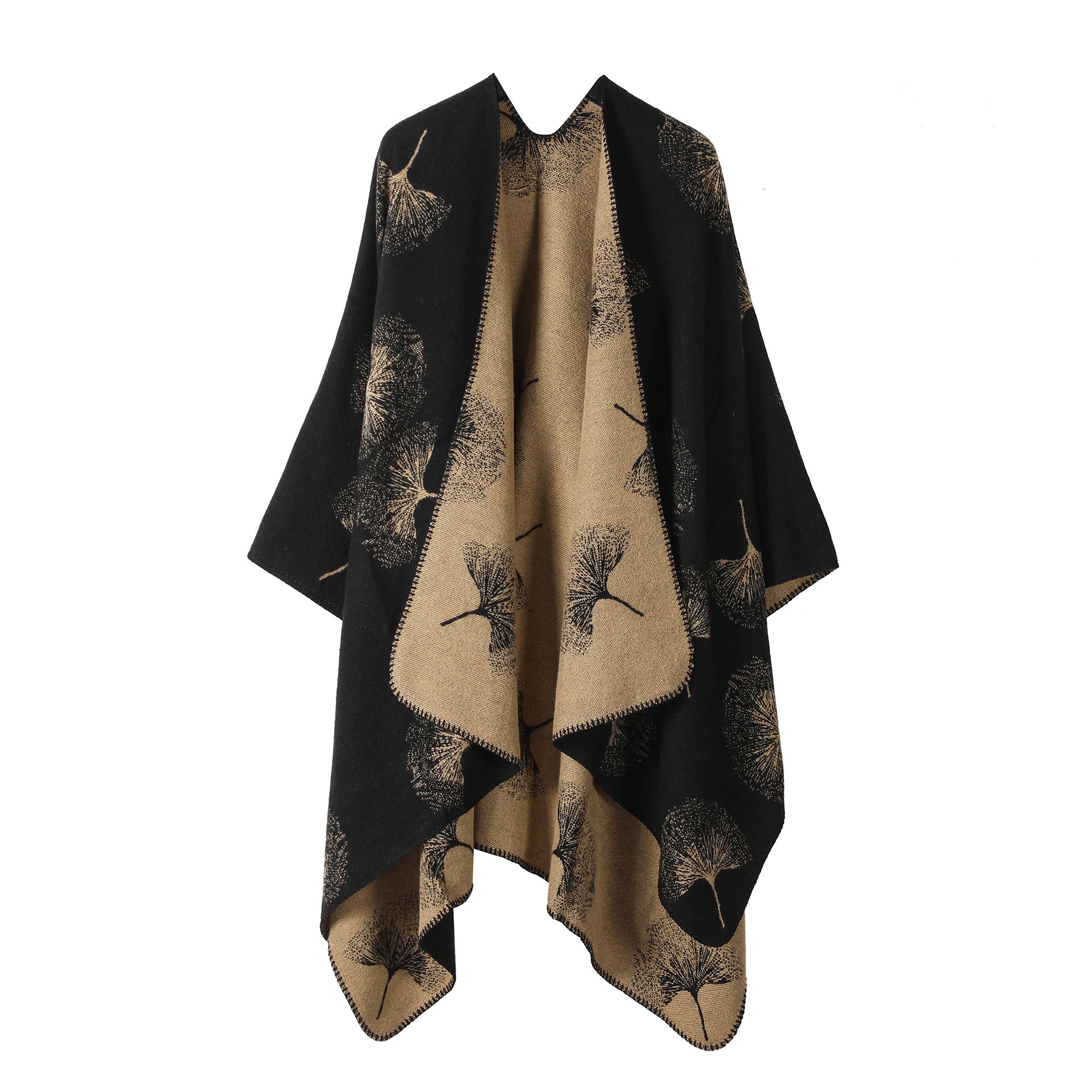 Jiangnan Watertown Knitted Shawl High-end Ethnic Style Cloak Western Sichuan Yunnan Travel Wear Imitation Cashmere Cape Women