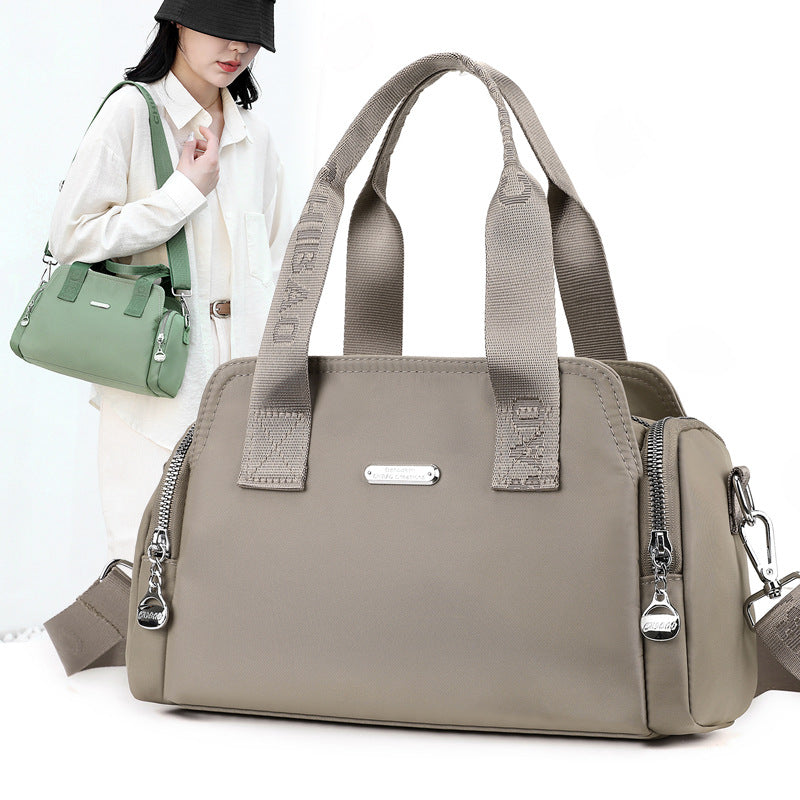 Chibao Women's Bag Fashionable Simple Large Capacity Casual Handbag Trendy All-match Waterproof Nylon Cloth Shoulder Crossbody Bag