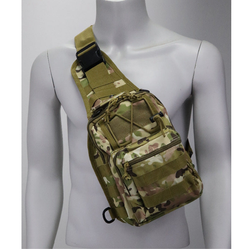 Factory Direct Sales Tactical Small Chest Bag Outdoor Sports Shoulder Crossbody Cycling Bag Multifunctional Portable Small Penguin Chest Bag