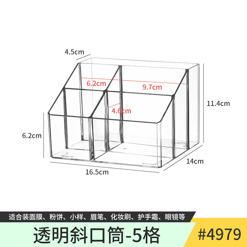 Bathroom Mirror Cabinet Storage Box Transparent Layered Partition Cosmetics and Skin Care Products Bathroom Cabinet Storage Rack