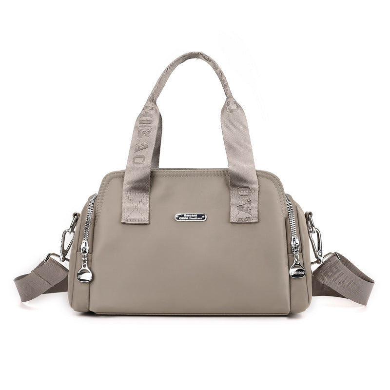 Chibao Women's Bag Fashionable Simple Large Capacity Casual Handbag Trendy All-match Waterproof Nylon Cloth Shoulder Crossbody Bag