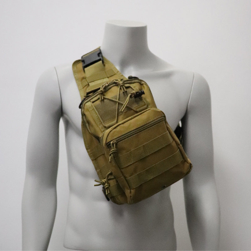Factory Direct Sales Tactical Small Chest Bag Outdoor Sports Shoulder Crossbody Cycling Bag Multifunctional Portable Small Penguin Chest Bag