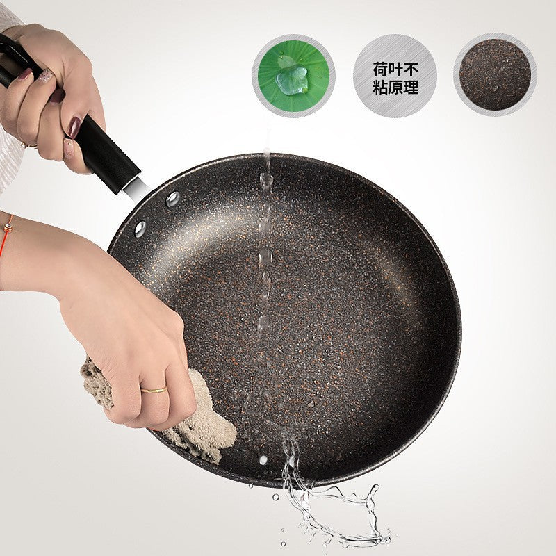 Maifan Stone Non-Stick Frying Pan for Home Use, Perfect for Frying Eggs, Compatible with Gas Stoves and Induction Cookers, Suitable for Making Pancakes and Stir-Frying