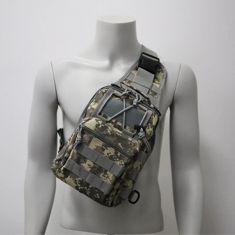 Factory Direct Sales Tactical Small Chest Bag Outdoor Sports Shoulder Crossbody Cycling Bag Multifunctional Portable Small Penguin Chest Bag