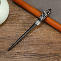 Vintage Ebony updo chopsticks simple antique silver ancient style hair accessories new Chinese ancient costume cheongsam hairpin
