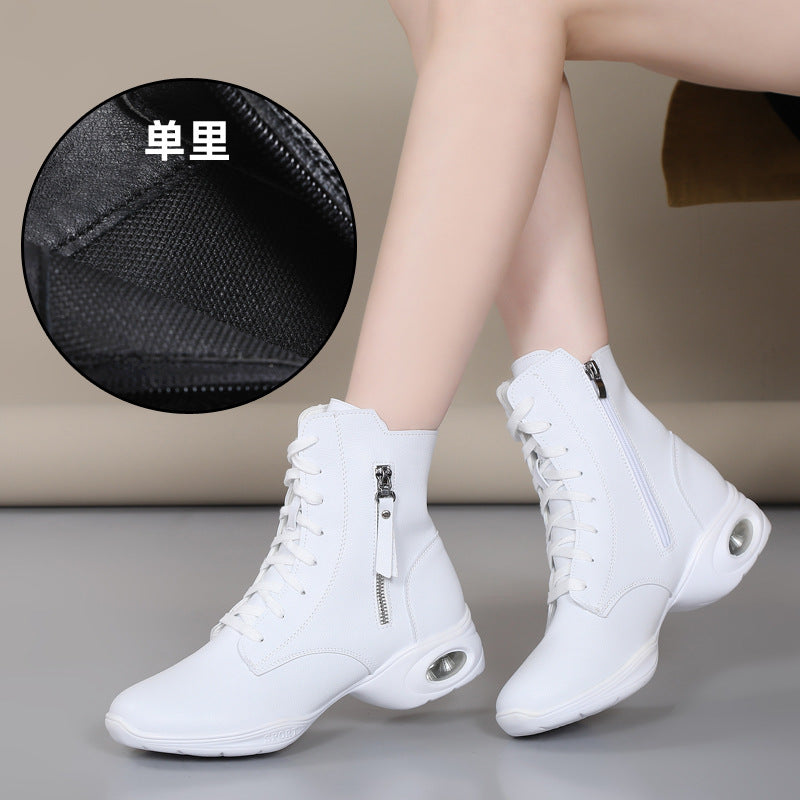 9906 Adult Dance Shoes Sailor Dance Shoes Women's Autumn and Winter Modern Dance Square Dance Shoes All-Season Soft-Soled Dance Shoes
