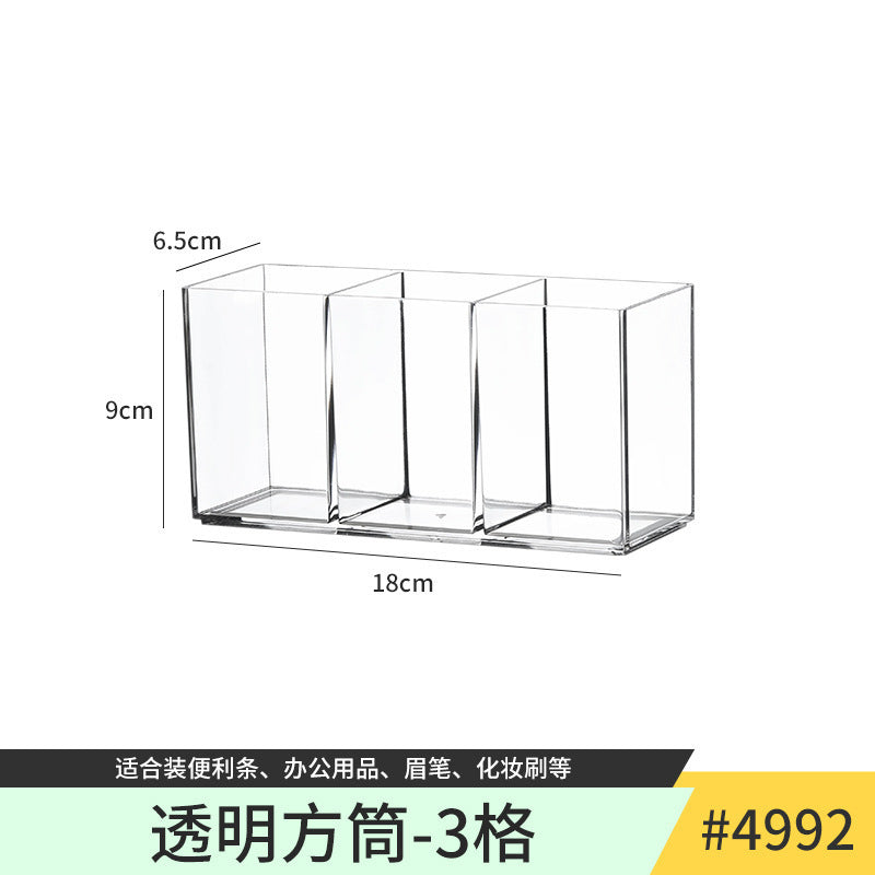 Bathroom Mirror Cabinet Storage Box Transparent Layered Partition Cosmetics and Skin Care Products Bathroom Cabinet Storage Rack