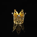 Alloy Children Crown Bride Wedding Hair Accessories Electroplated Rhinestone Gold silver Love Birthday Party Fashion Crown