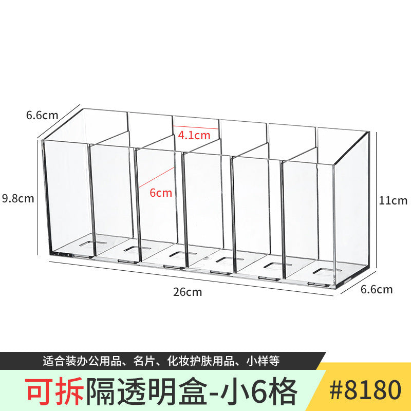 Bathroom Mirror Cabinet Storage Box Transparent Layered Partition Cosmetics and Skin Care Products Bathroom Cabinet Storage Rack