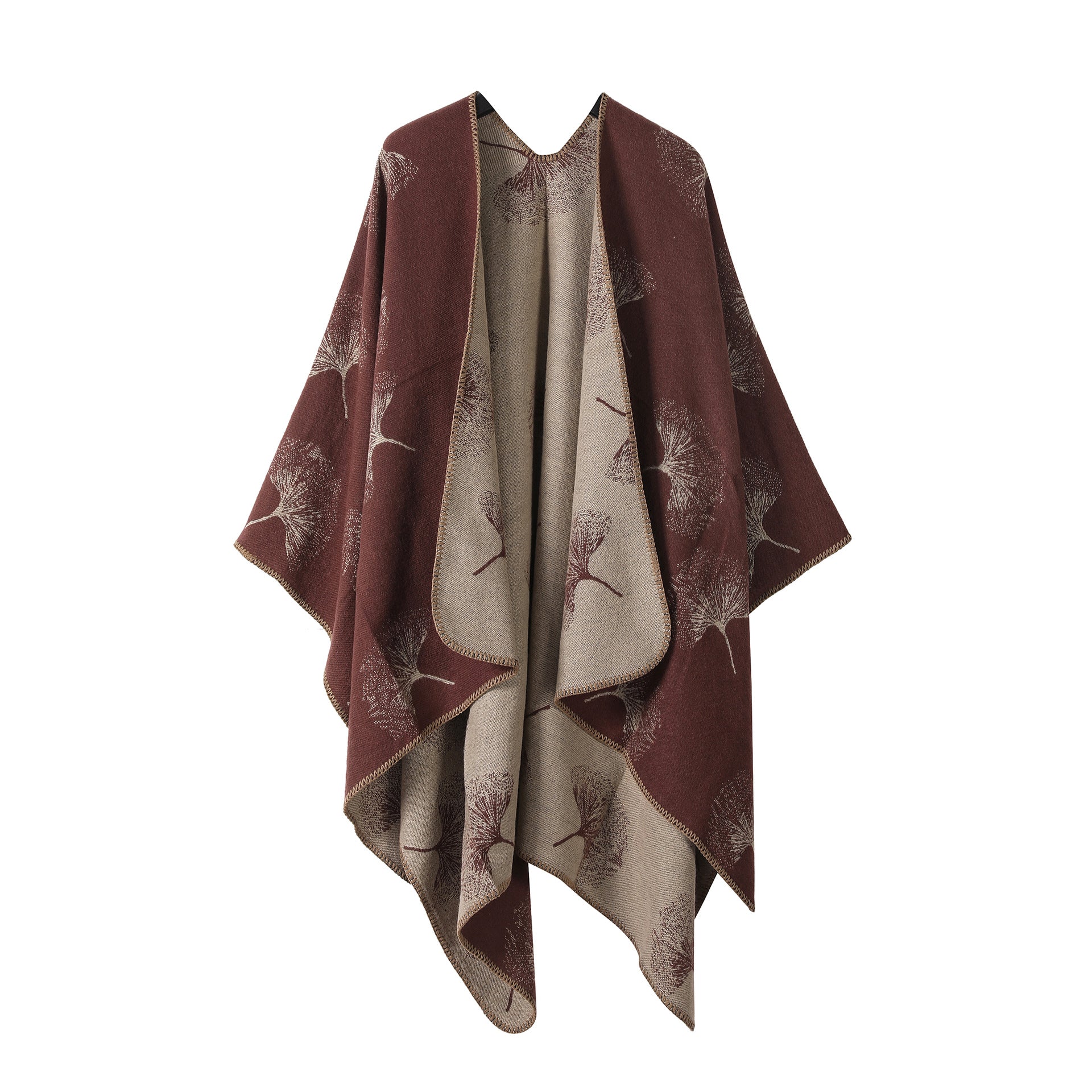 Jiangnan Watertown Knitted Shawl High-end Ethnic Style Cloak Western Sichuan Yunnan Travel Wear Imitation Cashmere Cape Women