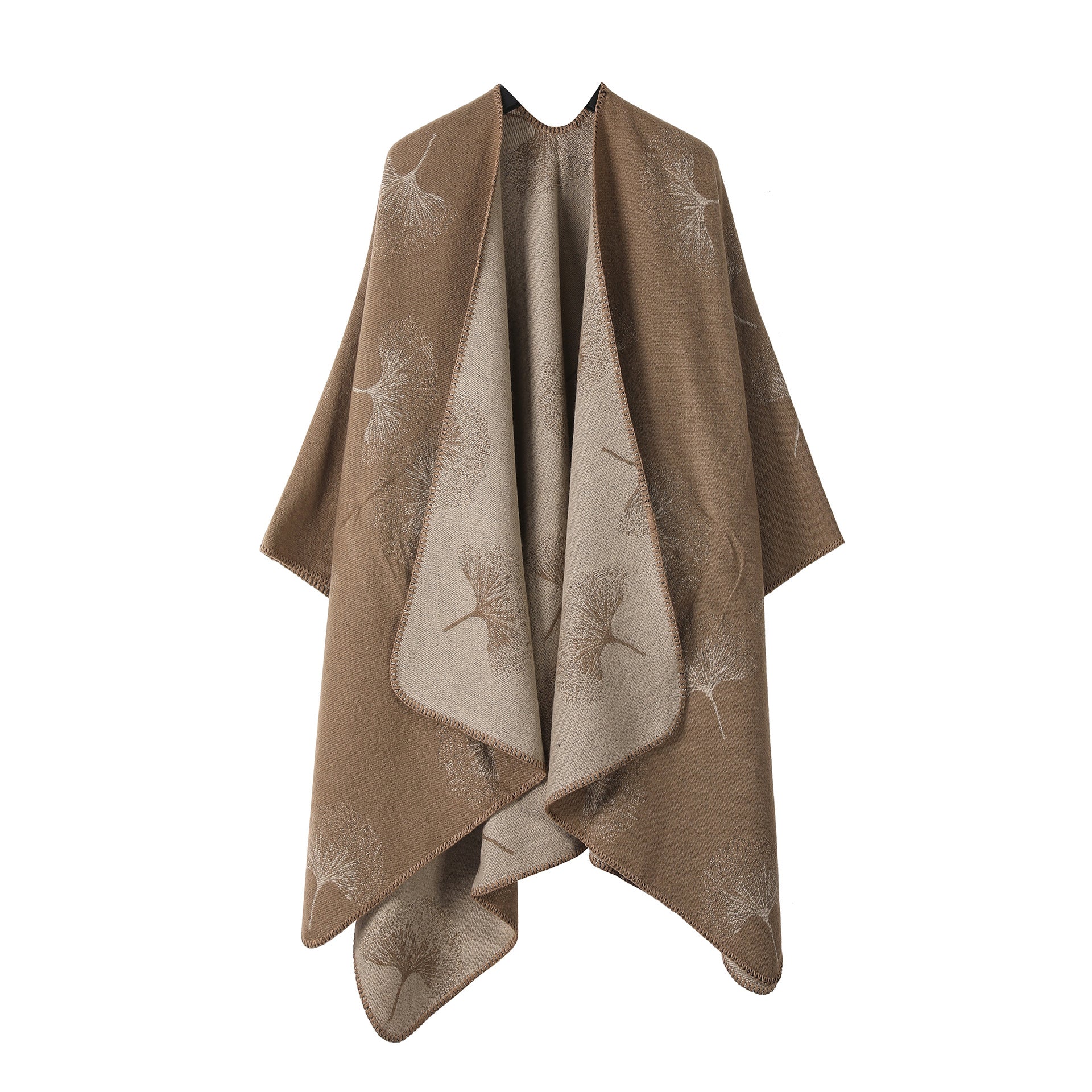 Jiangnan Watertown Knitted Shawl High-end Ethnic Style Cloak Western Sichuan Yunnan Travel Wear Imitation Cashmere Cape Women