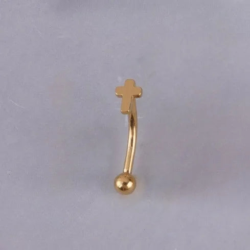 Fashion Stainless Steel Eyebrow Rings Piercing Jewelry Star Heart Colorful Cross Eyebrow Stad Eyebrow Bone Nail
