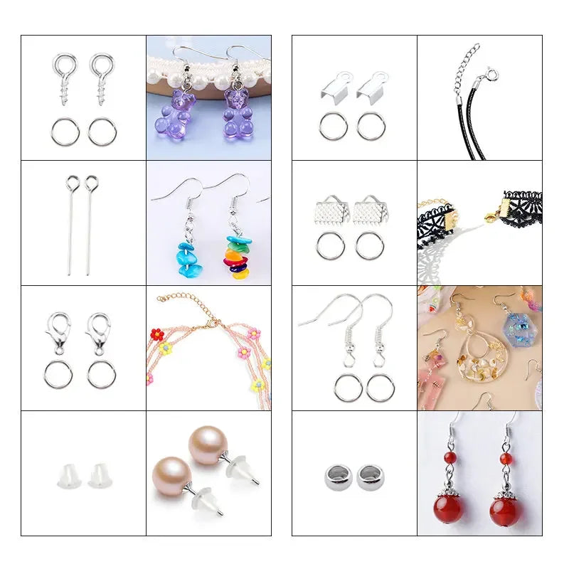Jewelry Making Supplies Kit with Tools, Copper Wires, Thread, and Findings for Jewelry Making