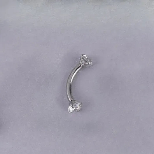 Fashion Stainless Steel Eyebrow Rings Piercing Jewelry Star Heart Colorful Cross Eyebrow Stad Eyebrow Bone Nail