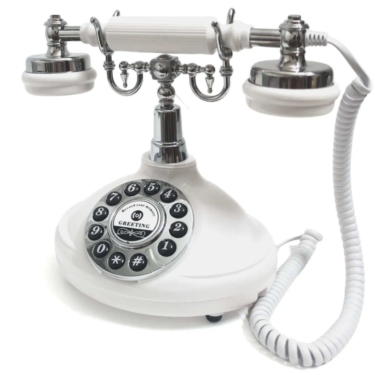 Voice Guestbook Phone Wedding Telephone Classic Retro Craftsmanship Recording Guestbook For Confessional Wedding Birthday Party