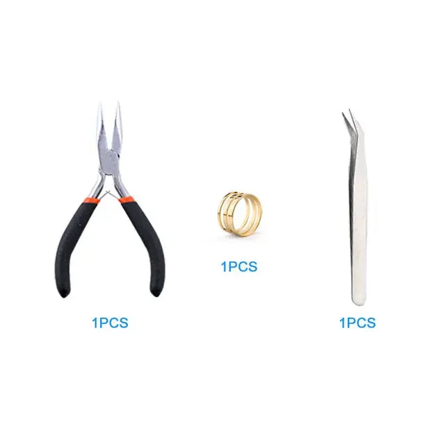 Jewelry Making Supplies Kit with Tools, Copper Wires, Thread, and Findings for Jewelry Making