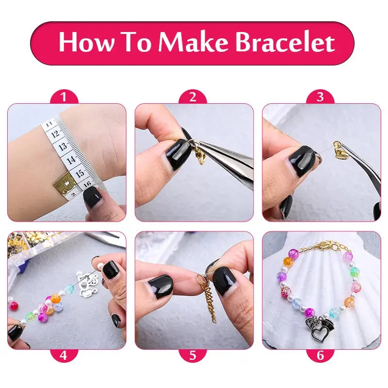 Jewelry Making Supplies Kit with Tools, Copper Wires, Thread, and Findings for Jewelry Making