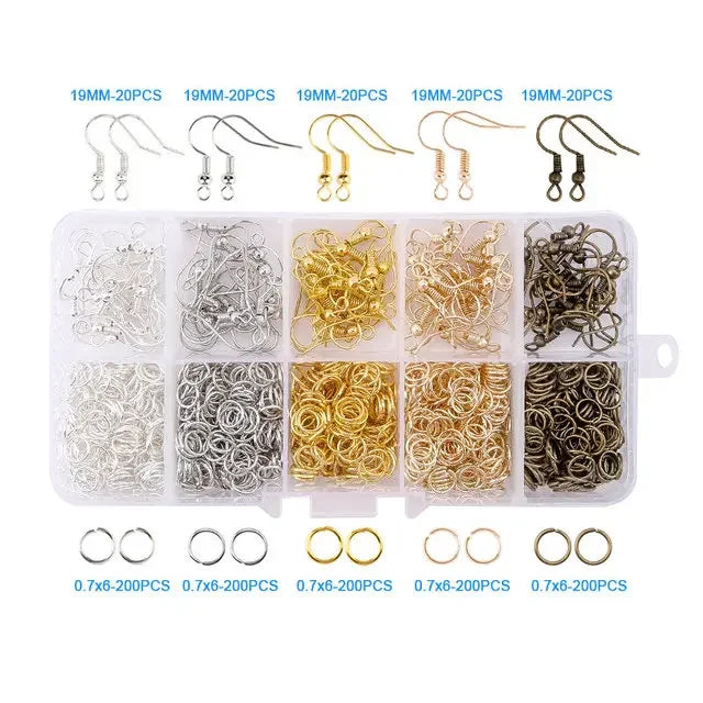 Jewelry Making Supplies Kit with Tools, Copper Wires, Thread, and Findings for Jewelry Making