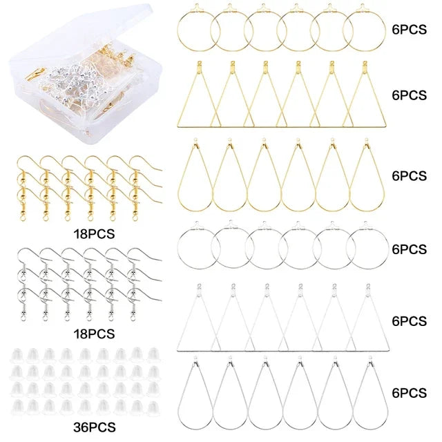 Jewelry Making Supplies Kit with Tools, Copper Wires, Thread, and Findings for Jewelry Making
