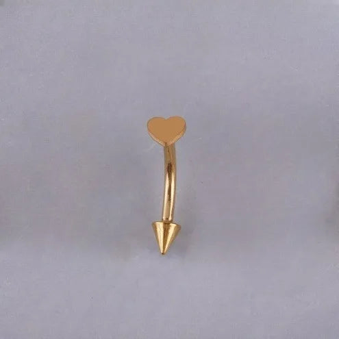 Fashion Stainless Steel Eyebrow Rings Piercing Jewelry Star Heart Colorful Cross Eyebrow Stad Eyebrow Bone Nail