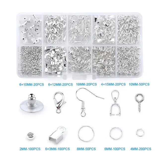 Jewelry Making Supplies Kit with Tools, Copper Wires, Thread, and Findings for Jewelry Making
