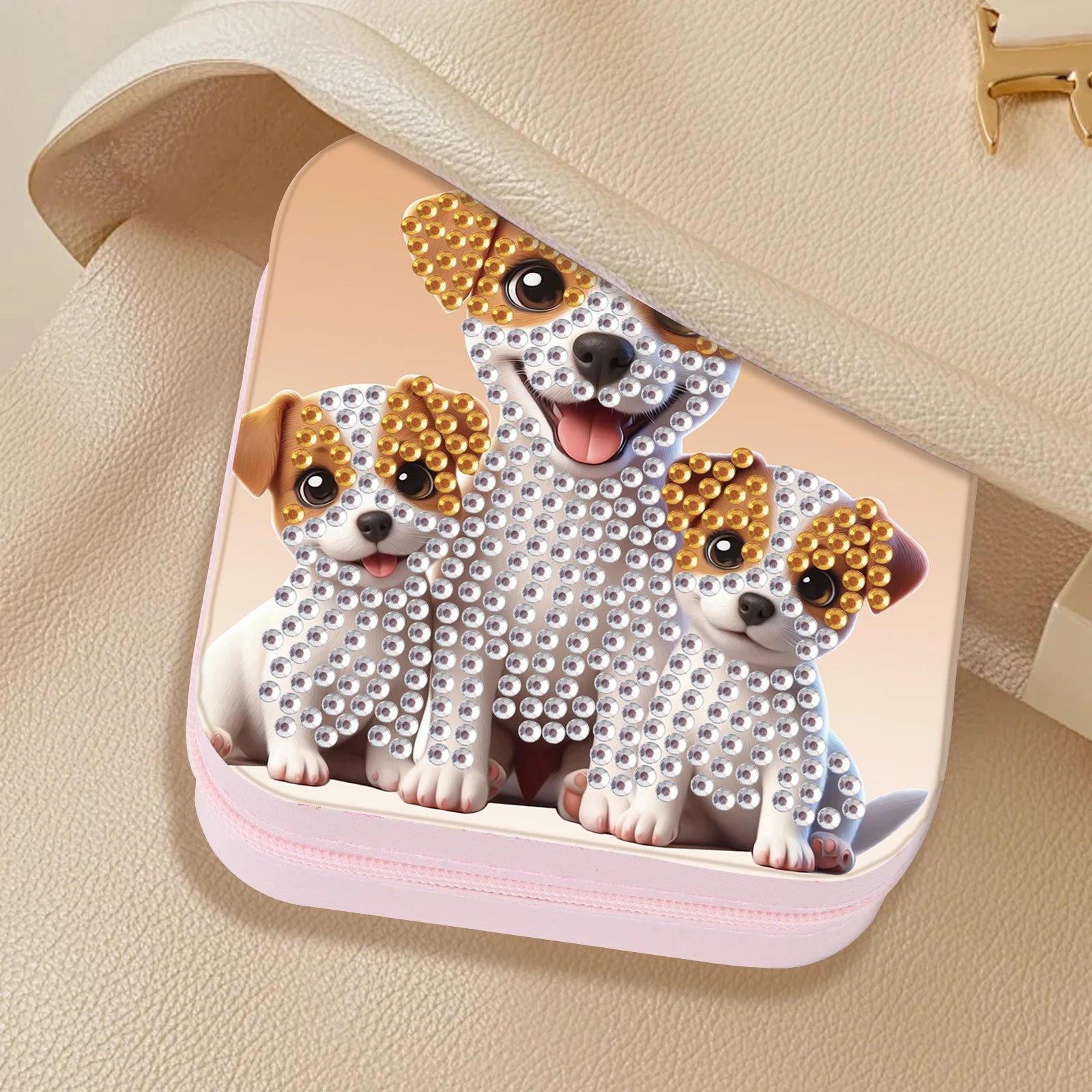 Diamond Painting Jewelry Organizer Box kit,flora and fauna DIY Jewelry Box for Adults,Portable Jewelry Case Jewelry storage Gift