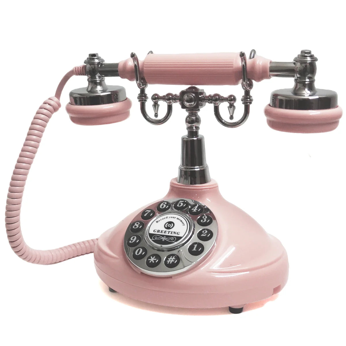 Voice Guestbook Phone Wedding Telephone Classic Retro Craftsmanship Recording Guestbook For Confessional Wedding Birthday Party