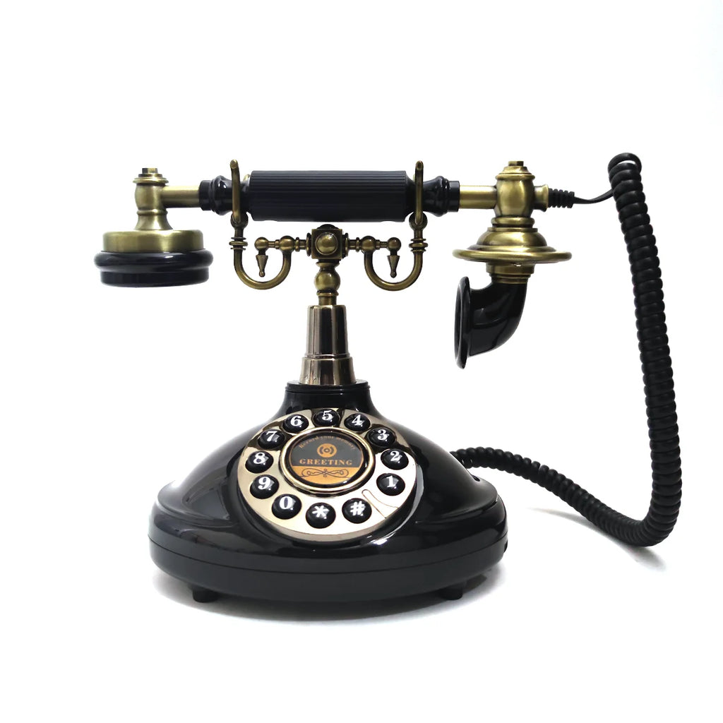 Voice Guestbook Phone Wedding Telephone Classic Retro Craftsmanship Recording Guestbook For Confessional Wedding Birthday Party