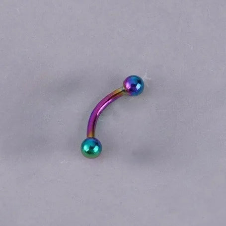 Fashion Stainless Steel Eyebrow Rings Piercing Jewelry Star Heart Colorful Cross Eyebrow Stad Eyebrow Bone Nail