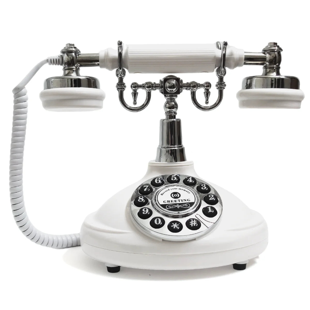 Voice Guestbook Phone Wedding Telephone Classic Retro Craftsmanship Recording Guestbook For Confessional Wedding Birthday Party