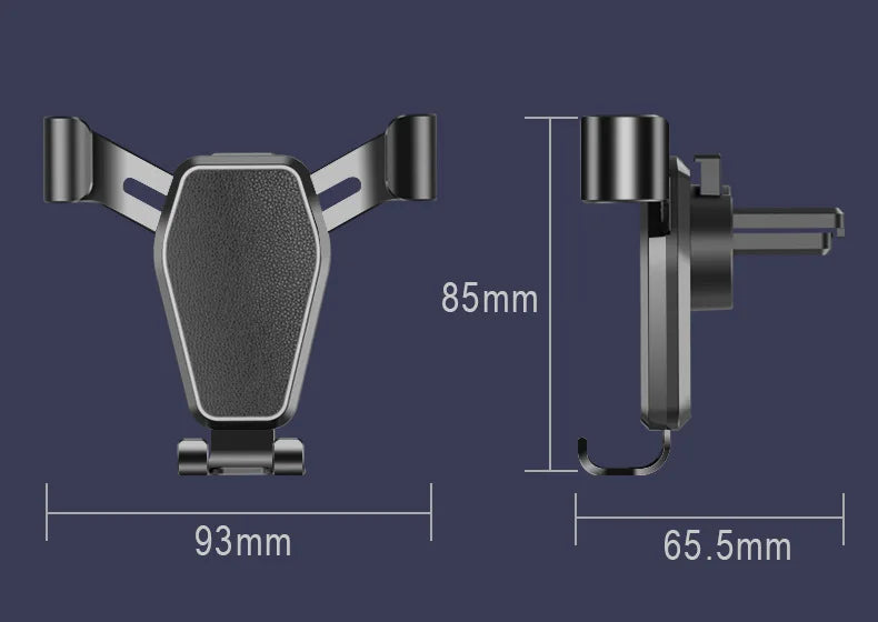 Universal Car Phones Holder GPS Stand Phones Holder With Hook For 360 Degree Rotation Installtion Anti Shake Supports All Phones