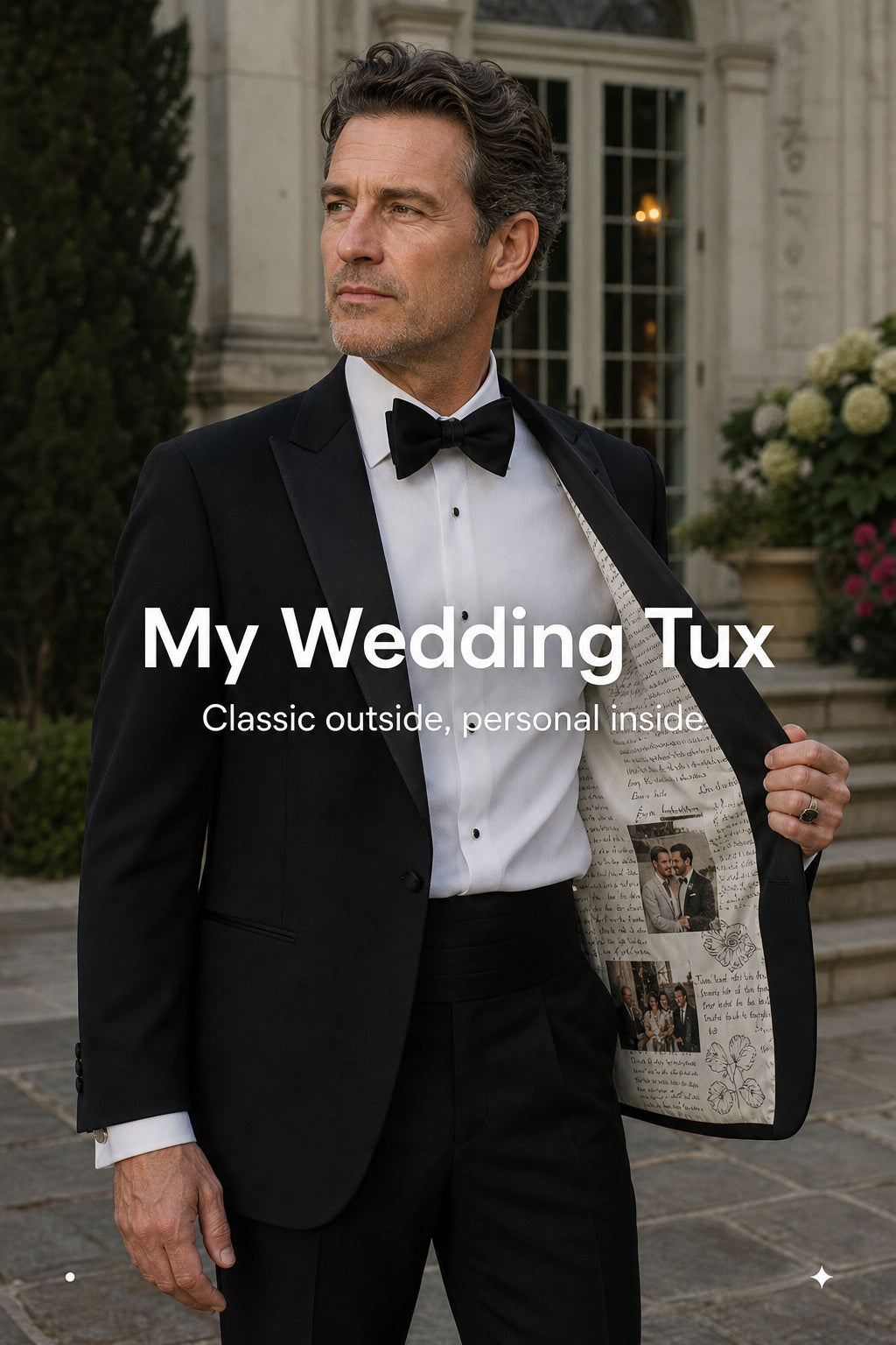 The Love Notes Custom Suit Lining