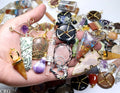 Assorted Gemstone Pendants (50 Pieces) Wholesale Crystal Gemstone Jewelry Supply Parts (INJD)
