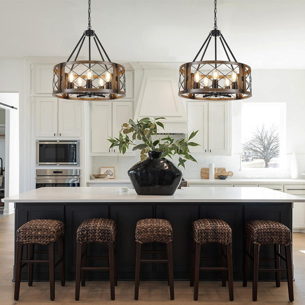 Farmhouse Round Chandelier