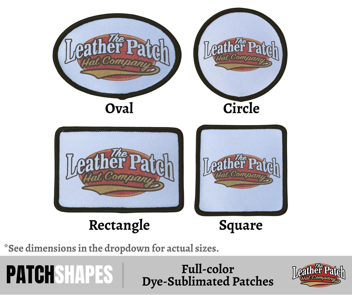 Custom Full Color Iron On Patches for Apparel Branding and Logos