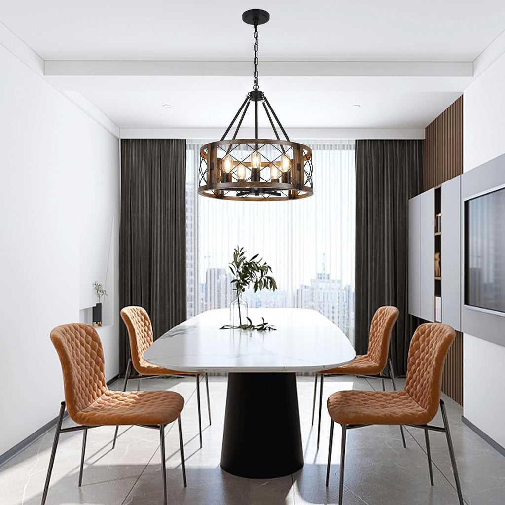 Farmhouse Round Chandelier