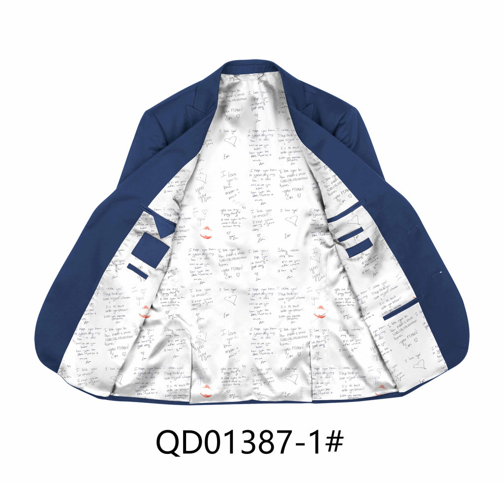 The Love Notes Custom Suit Lining